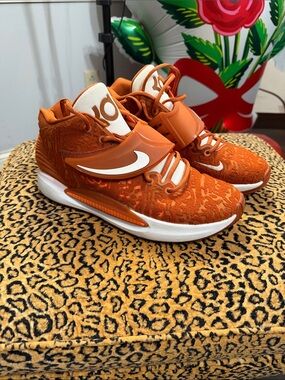 Nike Zoom Orange KD 4Texas Basketball Shoes